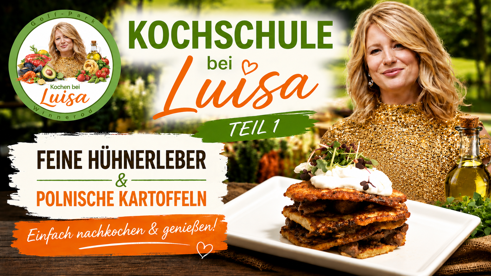 Kochschule bei Luisa Teil 1 Feine Hühnerleber und polnische Kartoffeln
